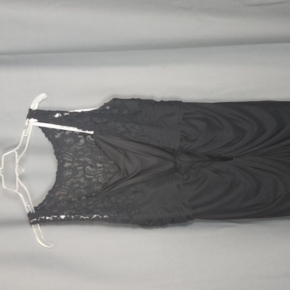 Black Davids Bridal Dress Size 12 - Picture 7 of 9